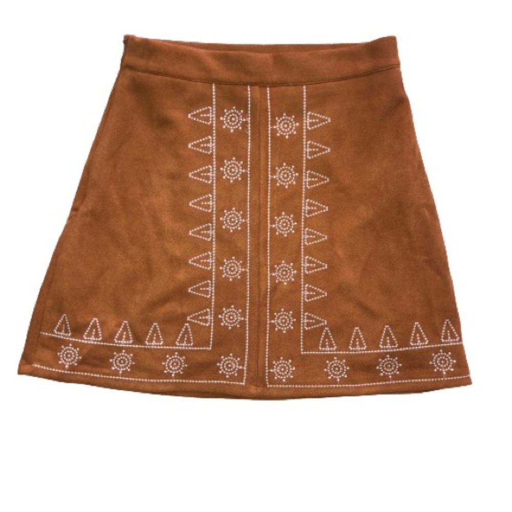Faux Suede Skirt
